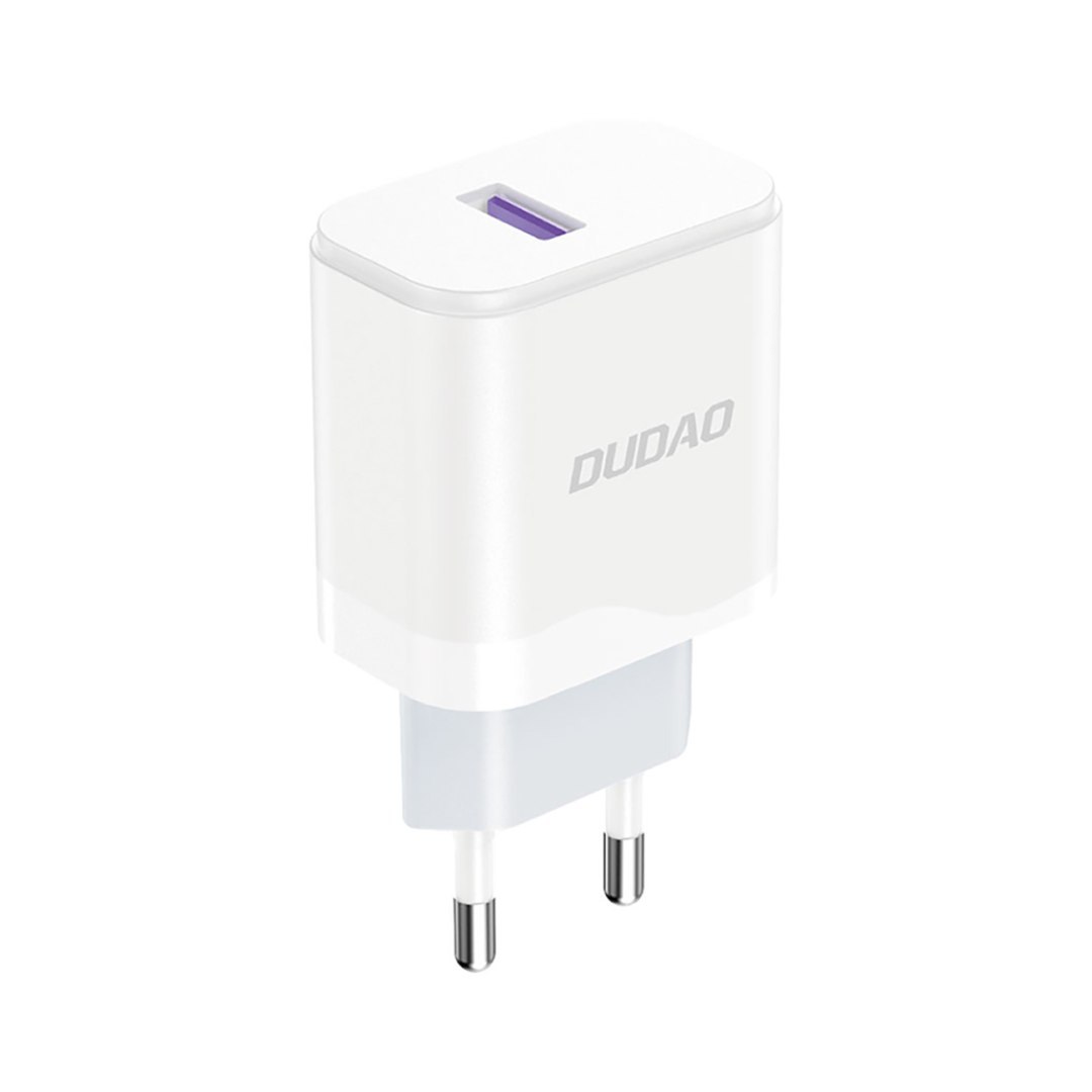 Ładowarka sieciowa do telefonu USB-A 18W - biała DUDAO