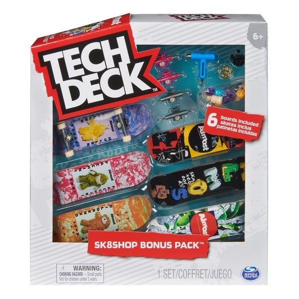 Zestaw 6 deskorolek Tech Deck Almost Spin Master