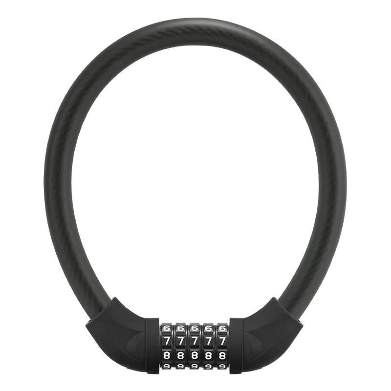 Zapięcie rowerowe na szyfr Rockbros RKS570-BK (czarne) Rockbros