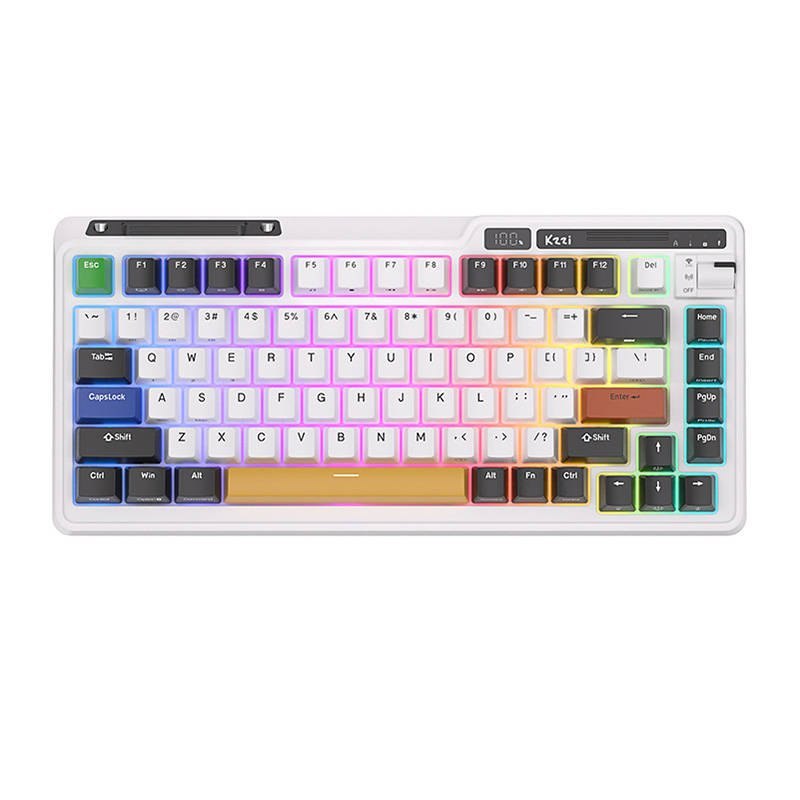 Royal Kludge KZZI K75 pro RGB, Moment Switch (czarno-biała)
