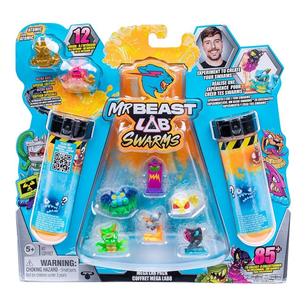 Figurki Mr Beast Lab - Rój Mega Lab 12-pak Cobi
