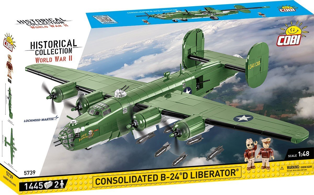 Cobi Consolidated B-24D Liberator 1445 klocków