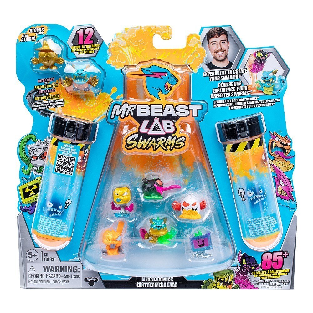 Figurki Mr Beast Lab - Rój Mega Lab 12-pak Cobi