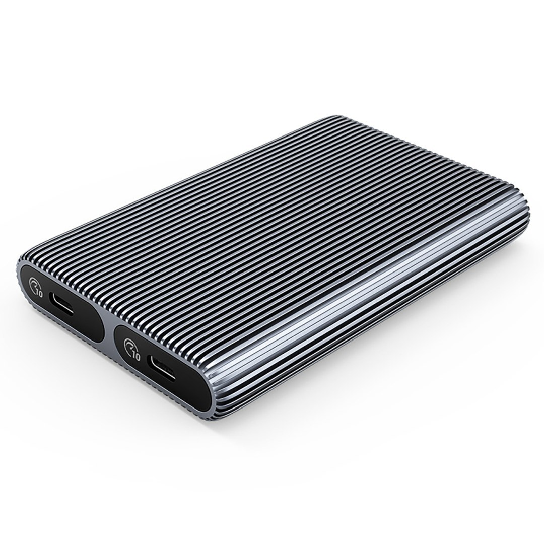 Kieszeń obudowa AM2C3-2N na dwa dyski M.2 NVME USB-C 10Gb/s - szara ORICO