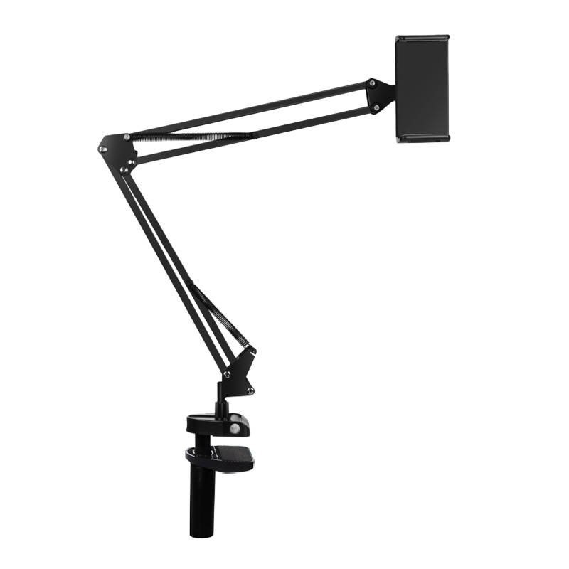 Statyw biurkowy Puluz z uchwytem na telefon/tablet (czarny) Puluz