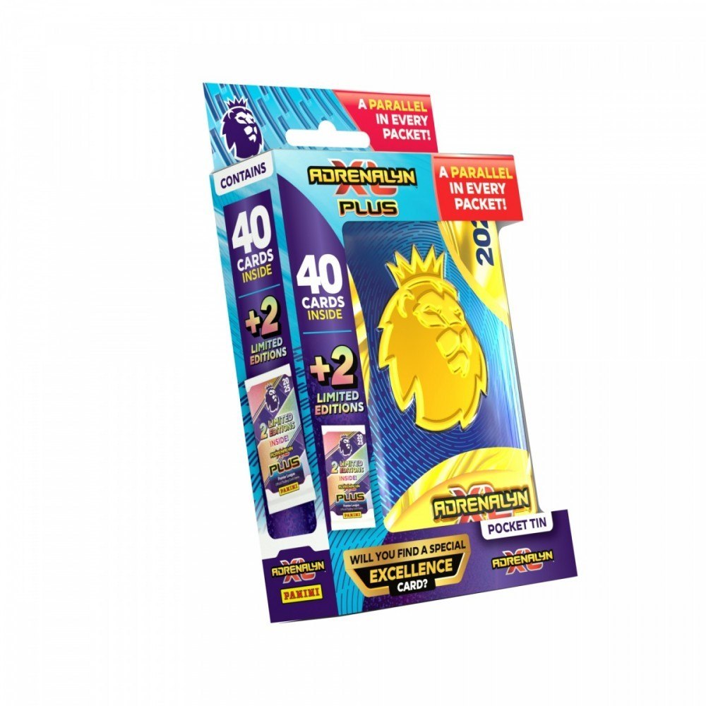 Minipuszka kolekcjonera Karty Premier League PLUS 2025 Panini Kolekcja