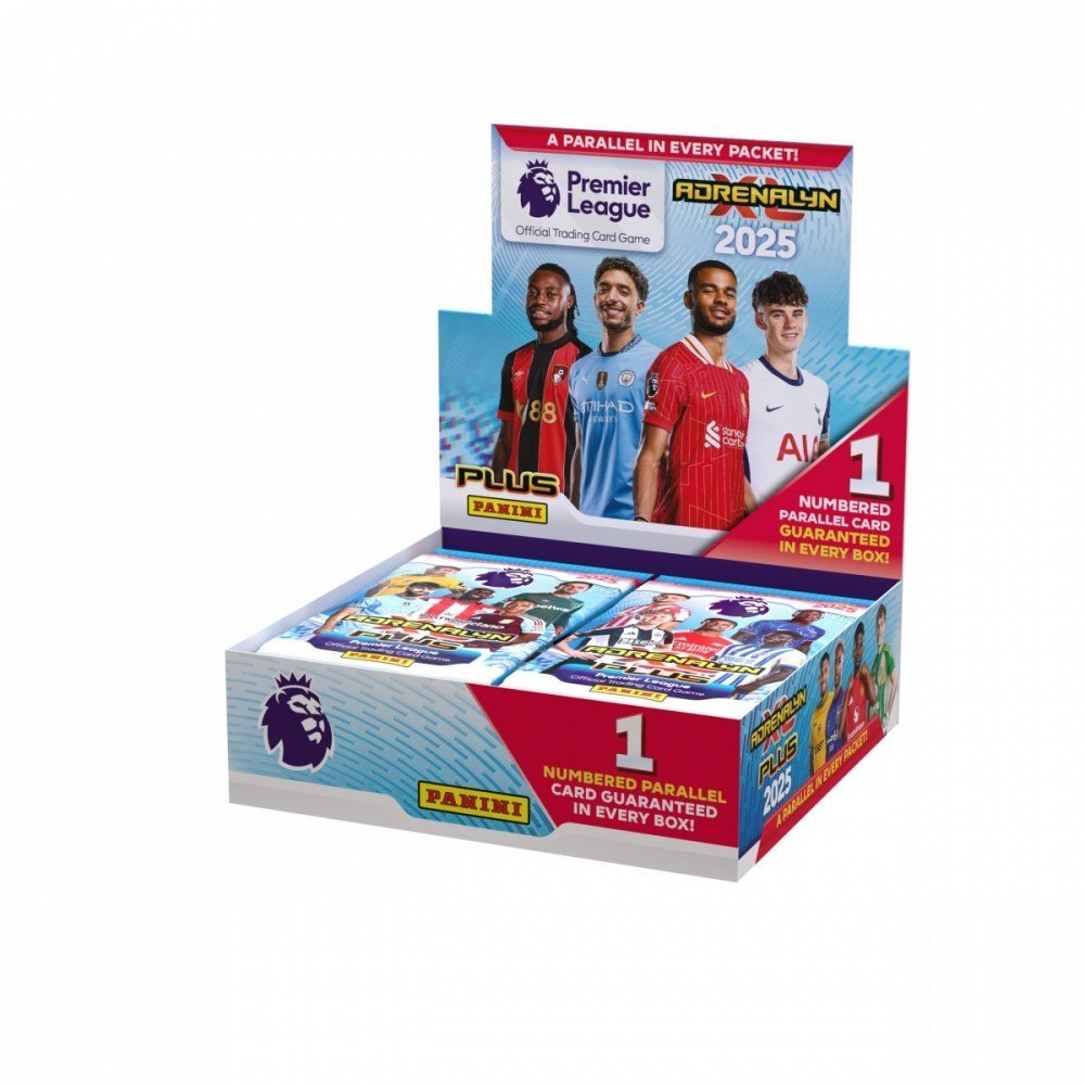 Karty Premier League PLUS 2025 saszetka display 24 sztuki Panini Kolekcja