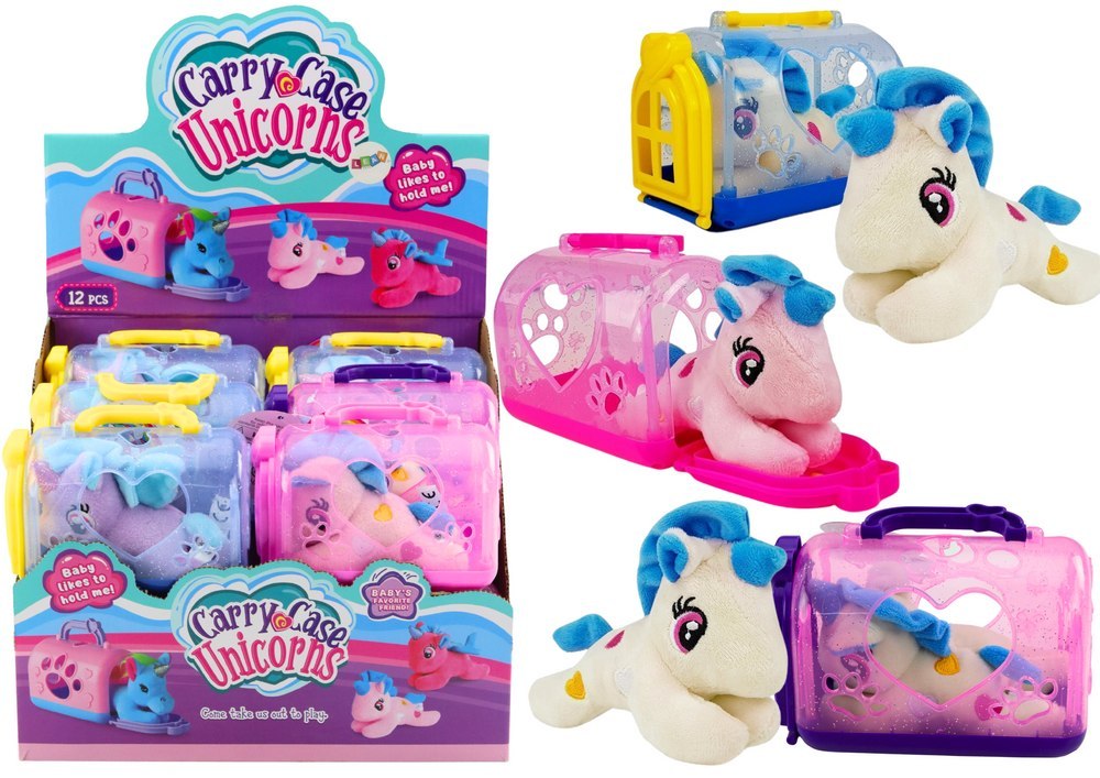 Mały Jednorożec z Transporterem Maskotka LEAN Toys