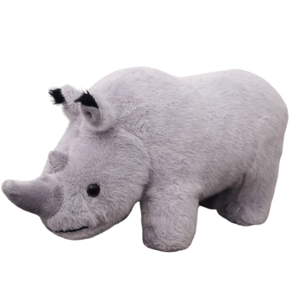 Maskotka Pluszowa Nosorożec Pluszak Przytulanka Szary 30cm LEAN Toys