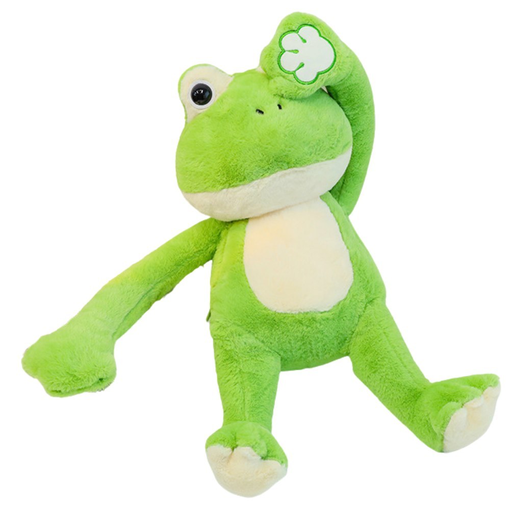Pluszowa Maskotka Przytulanka Żaba Z Magnesami Zielona 23cm LEAN Toys