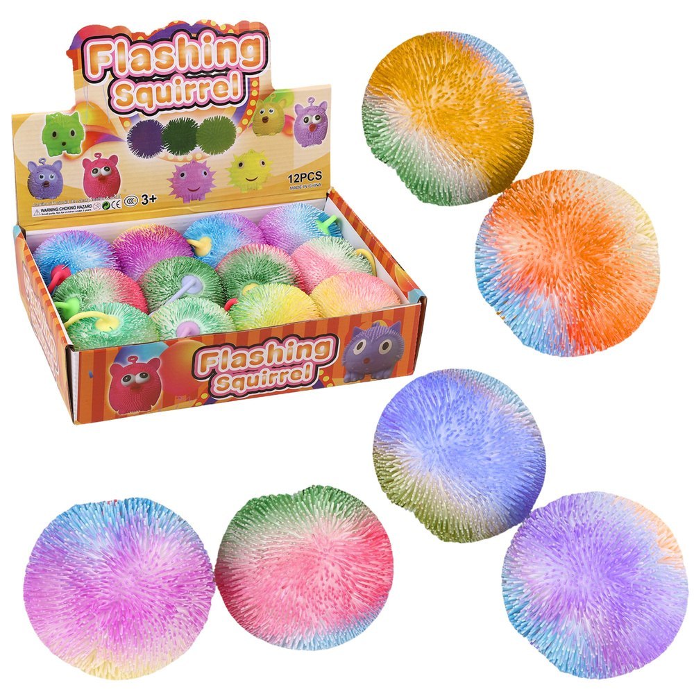 Piłeczka Do Ugniatania Ściskania Antystresowa Gniotek Kolorowa 9cm LEAN TOYS