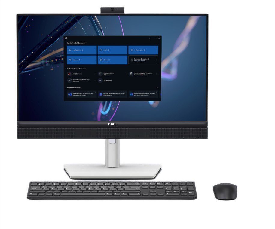Dell Optiplex 24 AIO/Core i5-14500T/8GB/256GB SSD/23.8 FHD/Integrated/Adj Stand/FHD Cam/Mic/WLAN + BT/Kb/Mouse/W11Pro