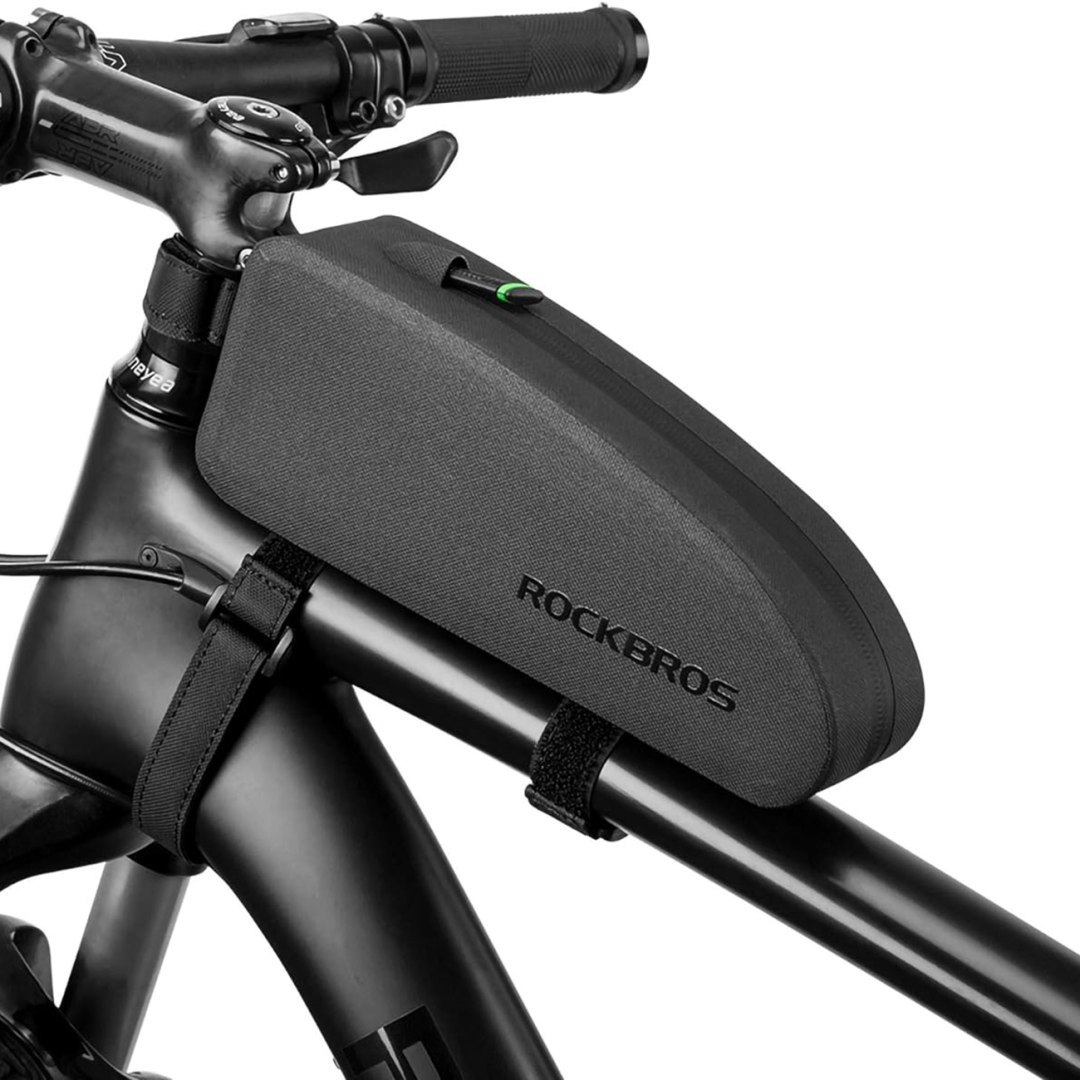 Torba rowerowa mocowana na ramę wodoodporna 1.5l AS-019 - czarna ROCKBROS
