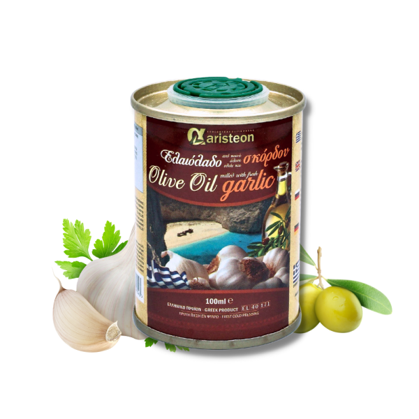 Oliwa z oliwek z dodatkiem czosnku 100 ml ARISTEON