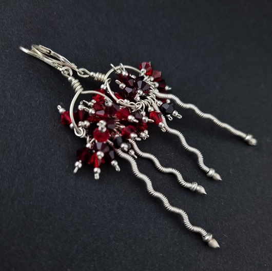 Kolczyki Swarovski Kwitnące grona