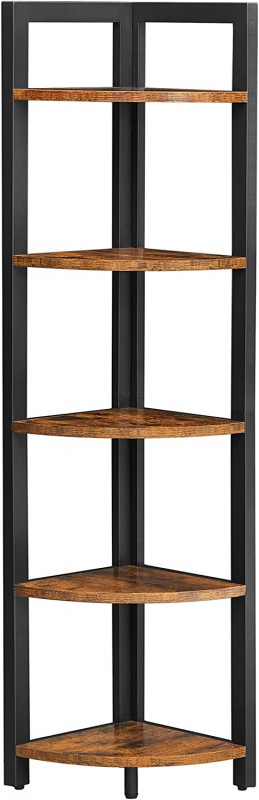 Regał drabinkowy narożny 5 poziomów LOFT 150 cm