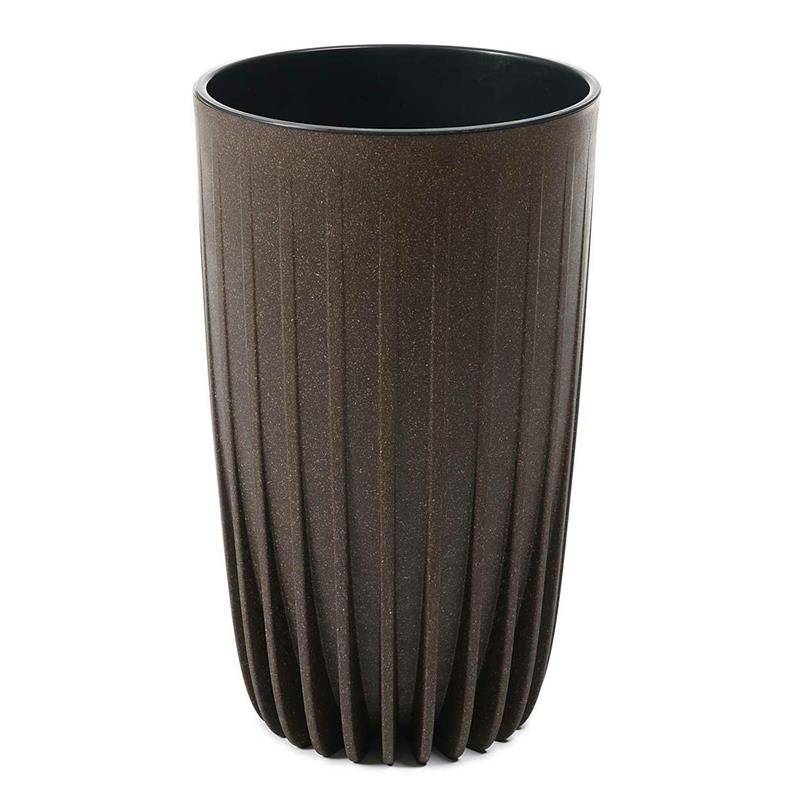 HowHomely Donica Stripped Wysoka ECO coffee espresso 30xh51 cm