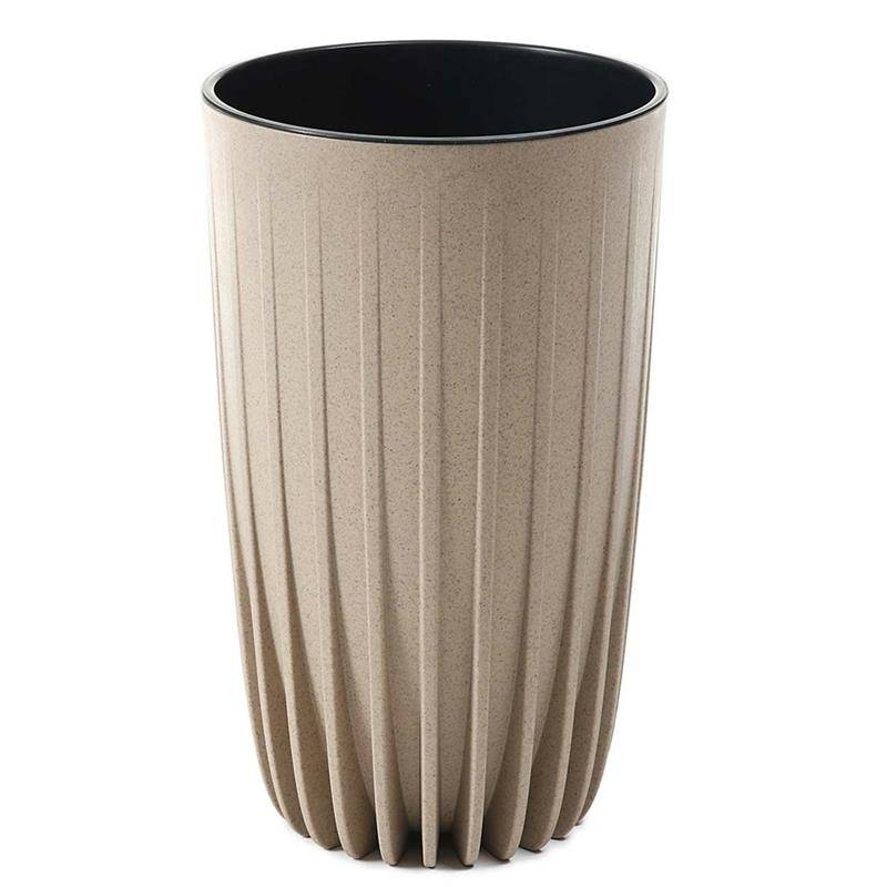 HowHomely Donica Stripped Wysoka ECO coffee latte 30xh51 cm