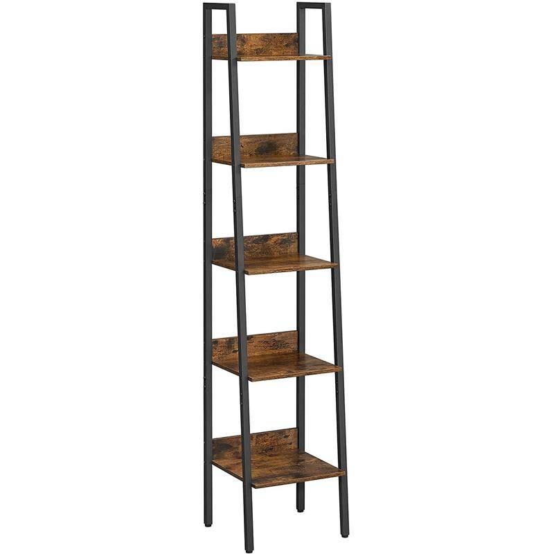 Regał wąski drabinkowy 5 poziomów loft 170 cm