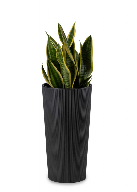 HowHomely Donica Urbanika ECO czarny h46 cm