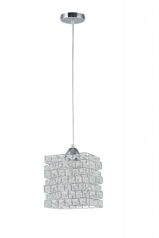 Lampa wisząca kryształowy klosz Crystal IV 1xE27