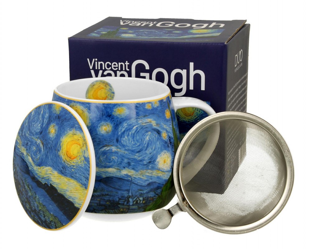 Kubek z zaparzaczem Van Gogh Starry Night 430 ml