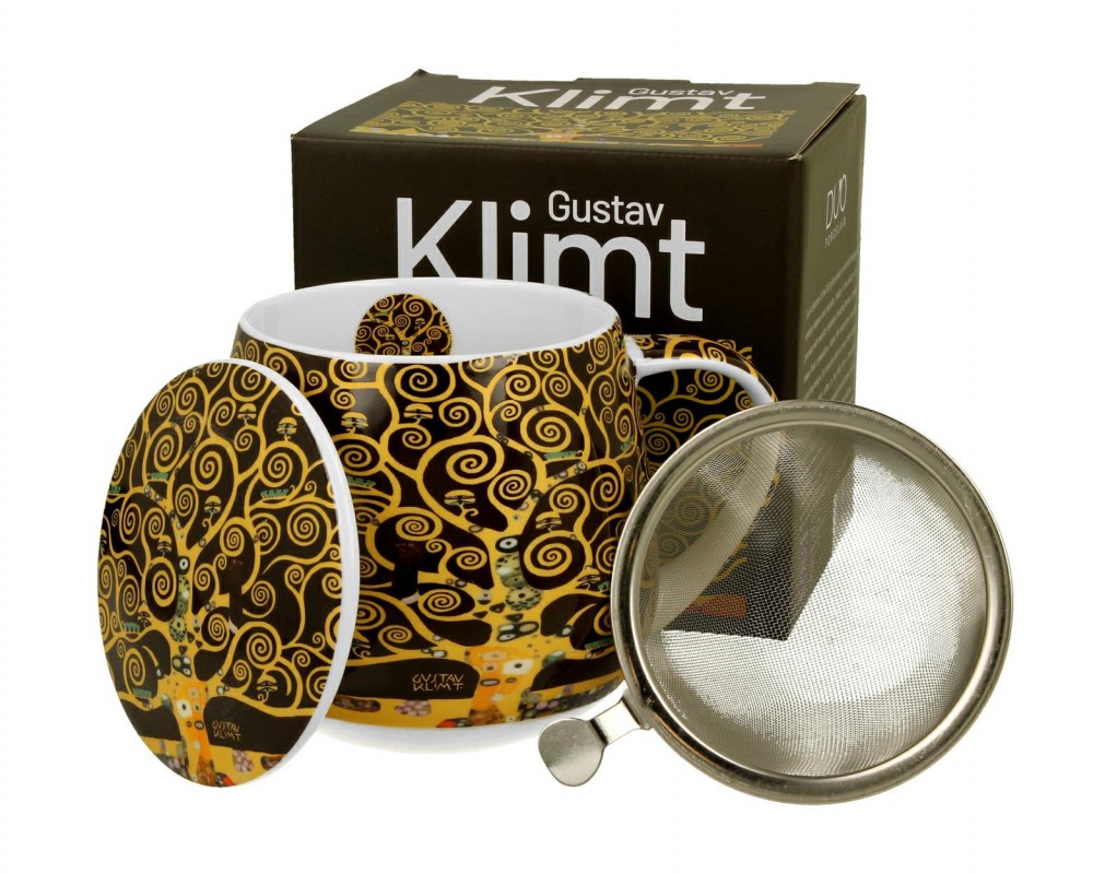 Kubek z zaparzaczem Klimt Tree Of Life 430 ml
