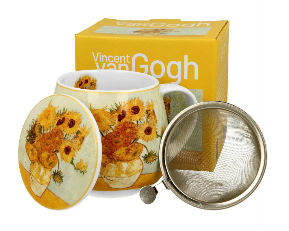Kubek z zaparzaczem Van Gogh Sunflowers 430 ml