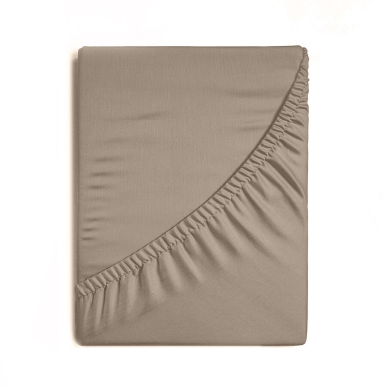 Prześcieradło SOFT beżowe 100x200 +25 cm