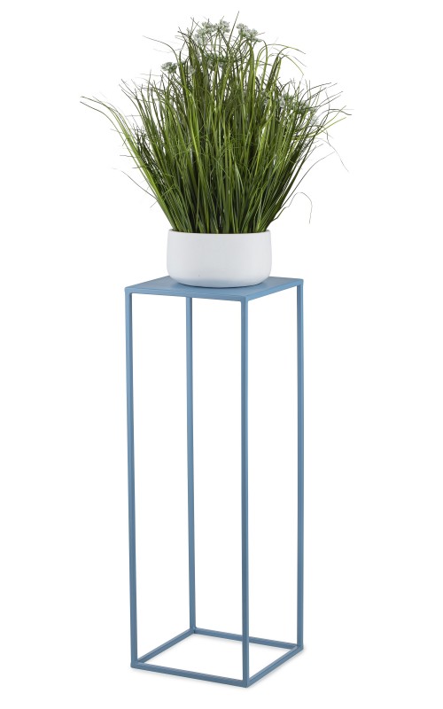 Błękitny kwietnik stojący 70 cm
