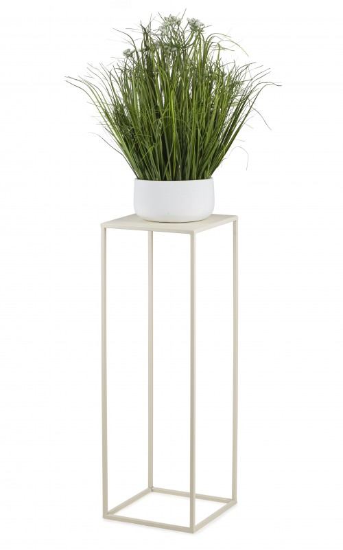 Kremowy kwietnik stojący 70 cm