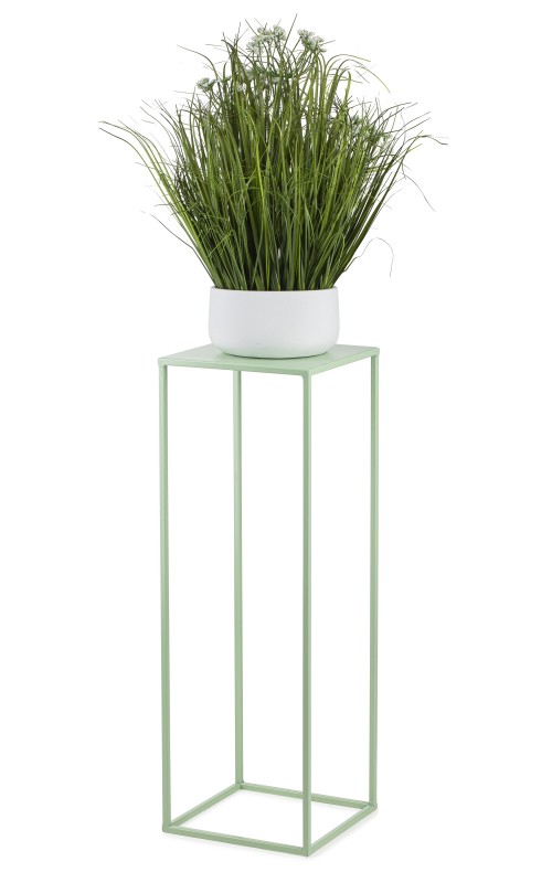 Seledynowy kwietnik stojący 70 cm