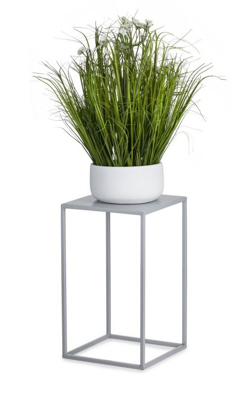 Szary kwietnik stojący 40cm