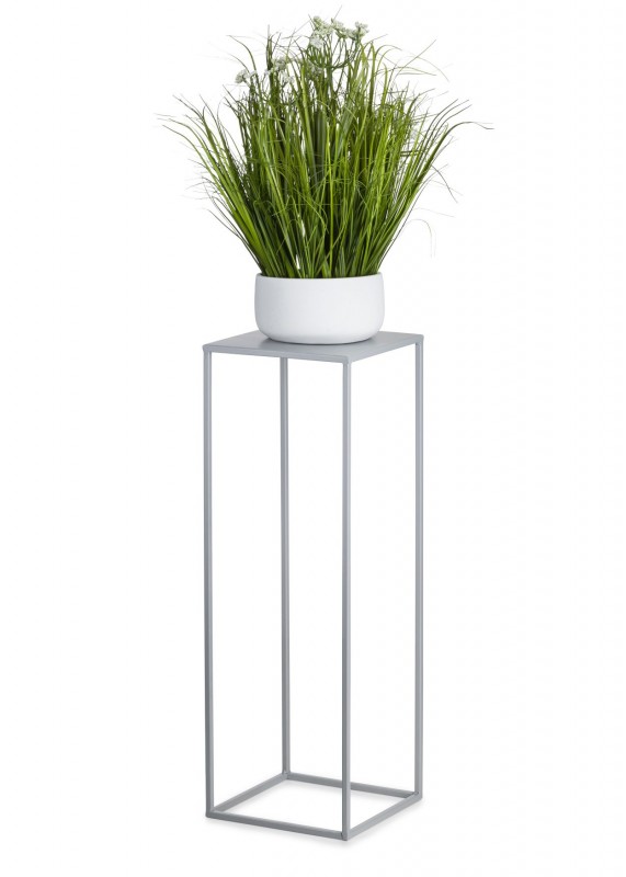 Szary kwietnik stojący 70 cm