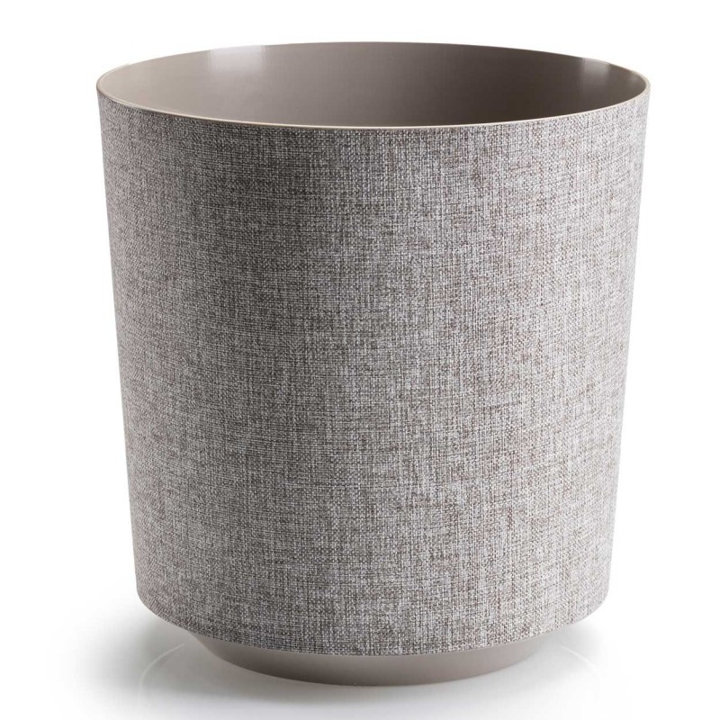 HowHomely Doniczka Aloe Texelle taupe h27x25,4 cm
