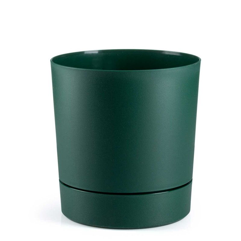 HowHomely Donica z podstawką Azalea awokado 17,5 cm