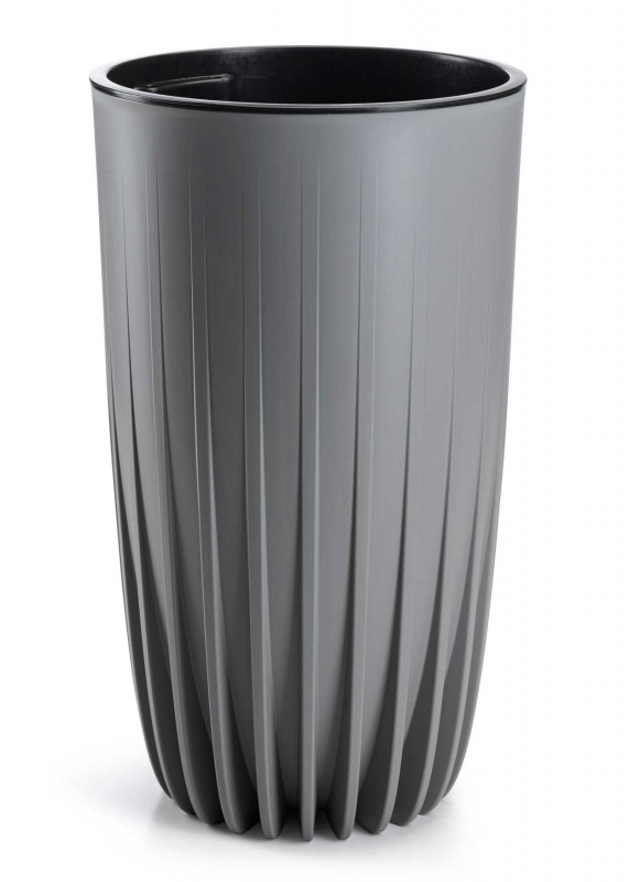 HowHomely Donica Stripped Wysoka szara 30xh51 cm