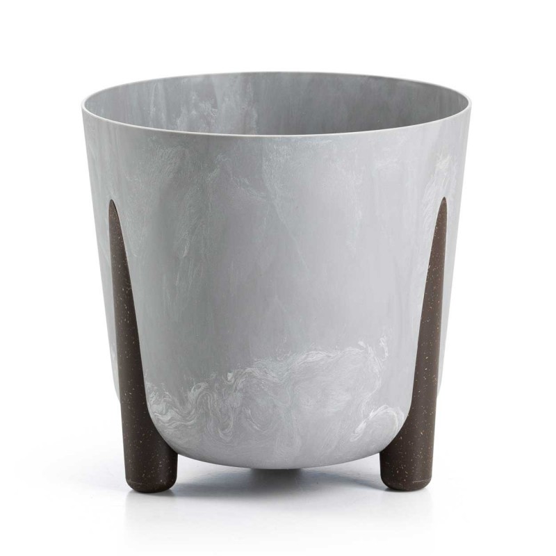 Moss Donica recykling szary beton 26xh25 cm