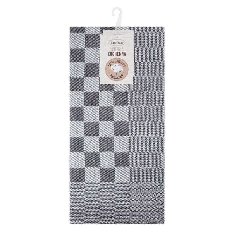 Komplet 2 ścierek MAURO 50x70 stalowe