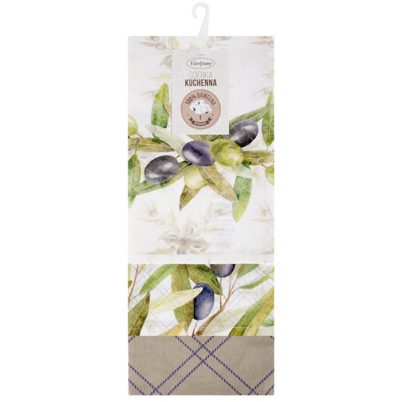 Komplet 3 ścierek OLIVE 50x75 oliwki