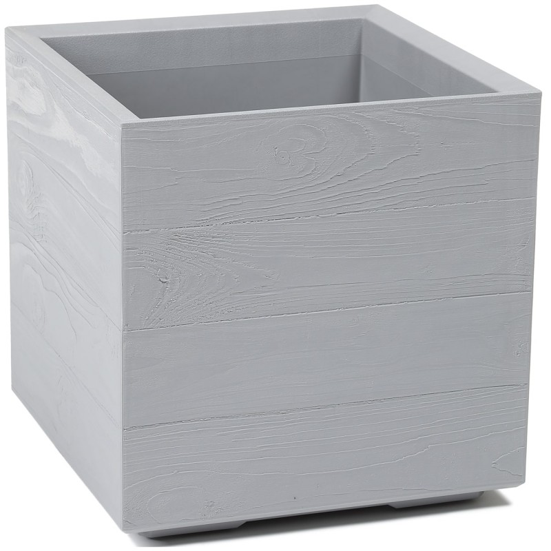 Donica Betonique deska recykling szara h40x40 cm