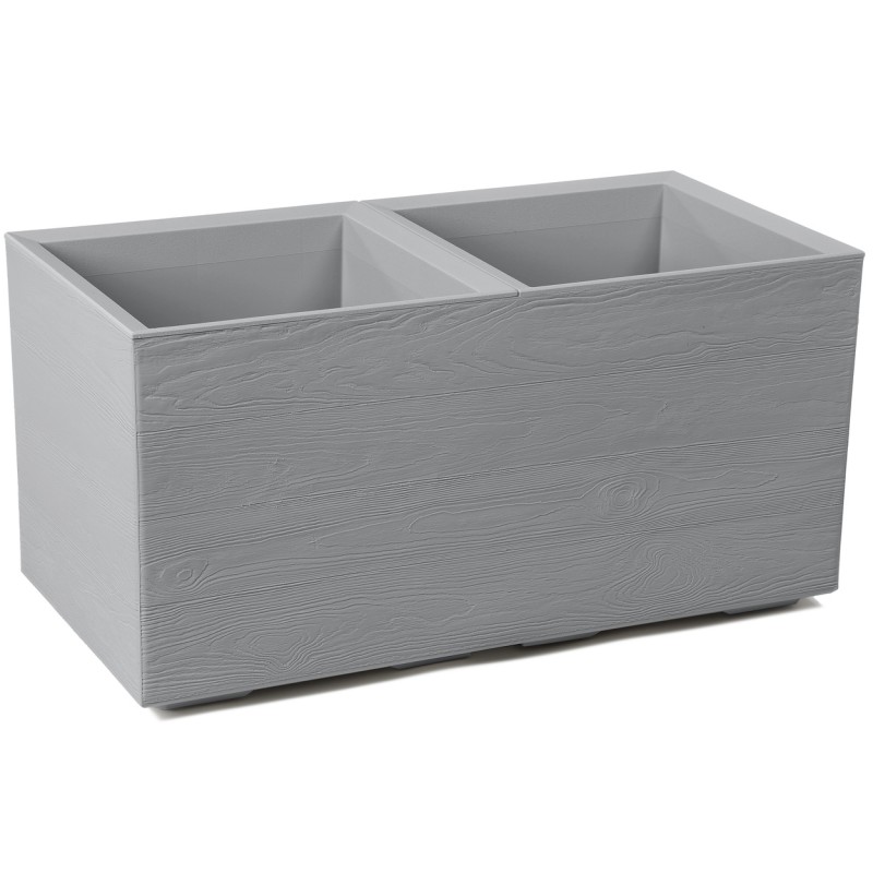 HowHomely Donica Betonique deska recykling szara h39x78 cm