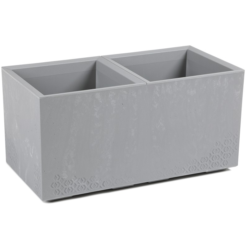 HowHomely Donica Betonique recykling szary beton h39x78 cm