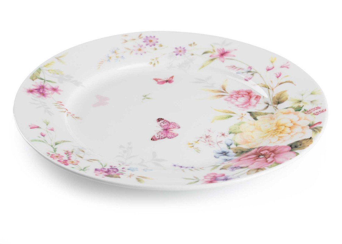 Talerz porcelanowy Delicate Flowers 19 cm