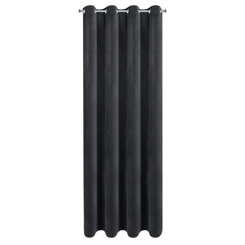 Zasłona NITA 140x250 czarna 100% blackout