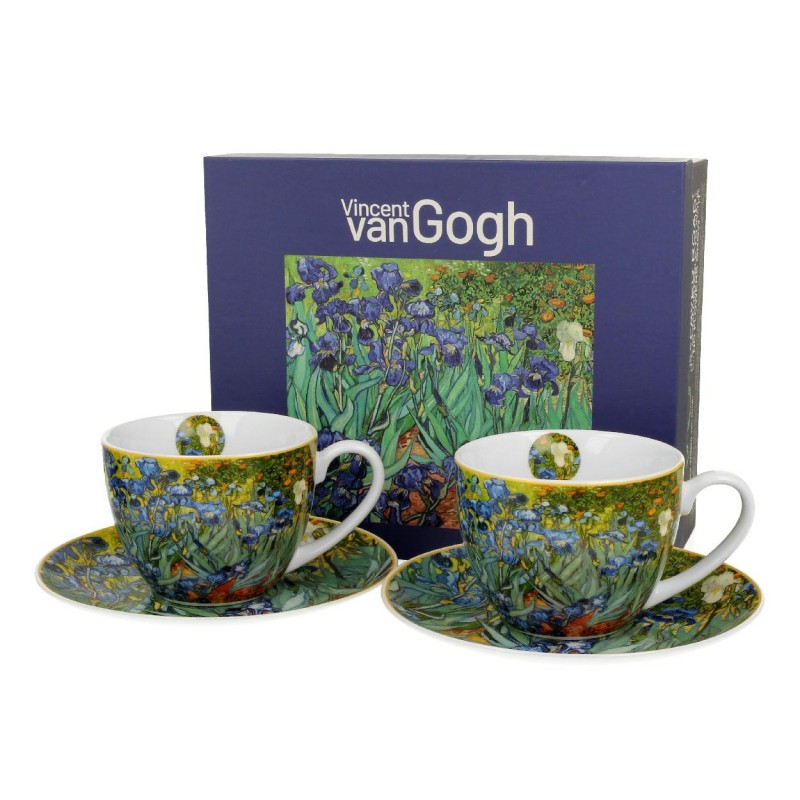 Zestaw 2 filiżanek espresso 90 ml Van Gogh Irises