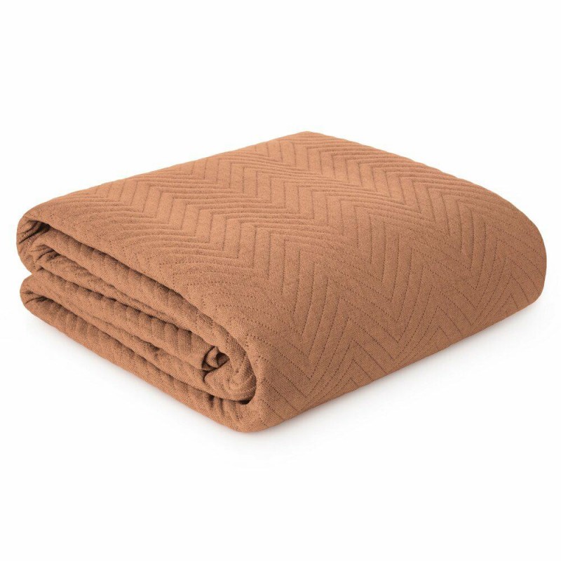 Narzuta LEN/3 220x240 ceglasta jodełka