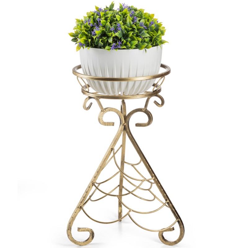 Dąstal Kwietnik metalowy na jedną donicę Omri 50 cm