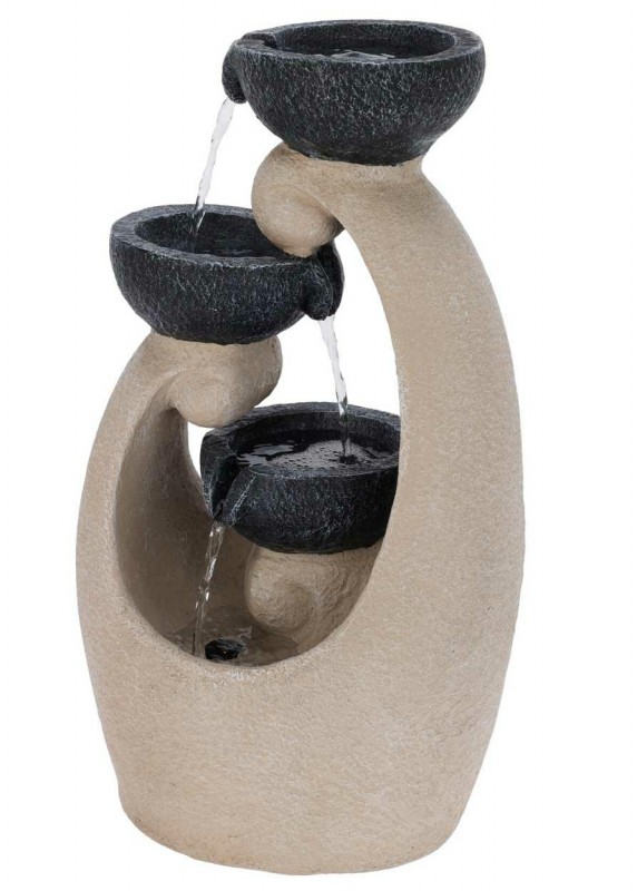 Progarden Teacup Fontanna dekoracyjna z oświetleniem LED 48 cm