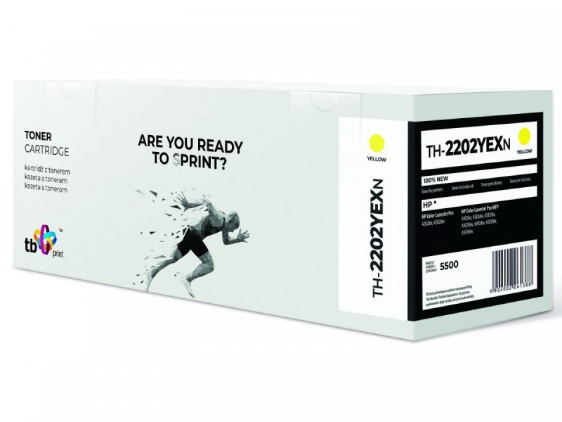TB Print Toner do HP Color LaserJet Pro 4202 W2202X TH-2202YEXN 100% nowy żółty TH-2202YEXN